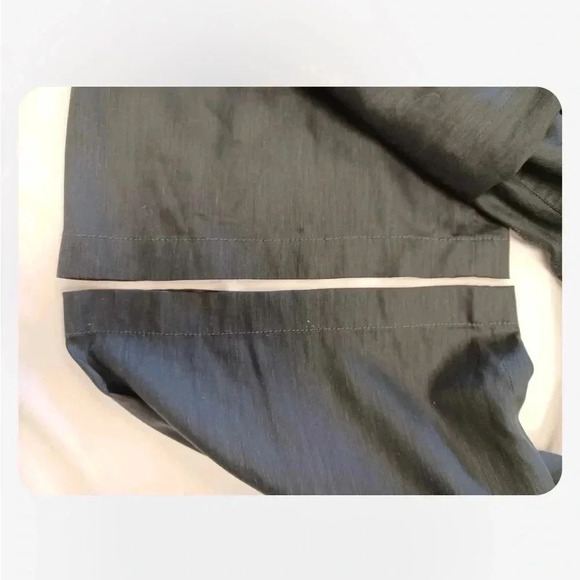 Club Monaco Linen Blend Blue Capri Wide Leg Pants Size 4 - Picture 7 of 10